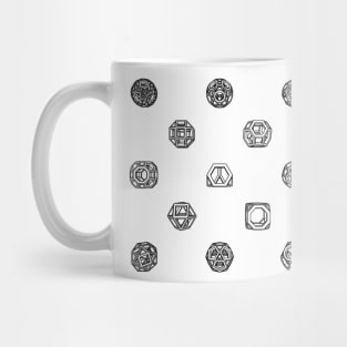 Gmtrx Lawal v2 Skeletal Archimedean Solids Matrix 1 Mug